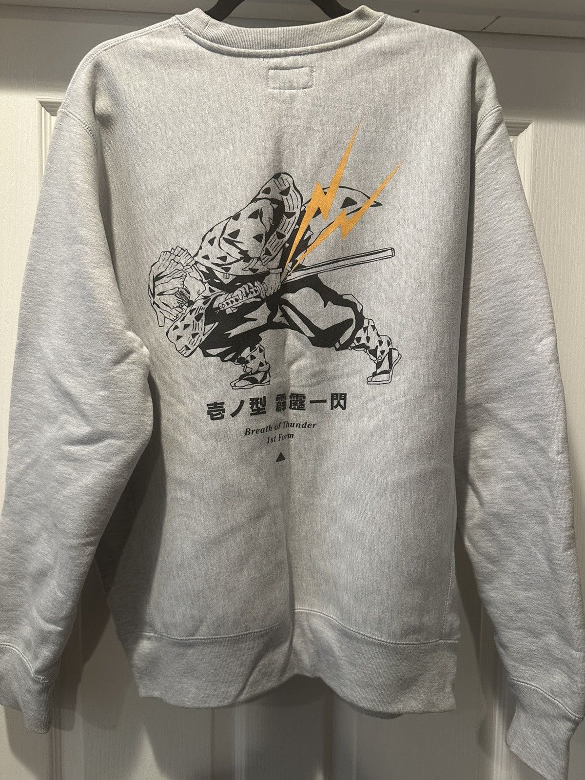 Ronin Division Demon Slayer 1st Form Zenitsu Crew Neck Size US M / EU 48-50 / 2 - 5 Thumbnail