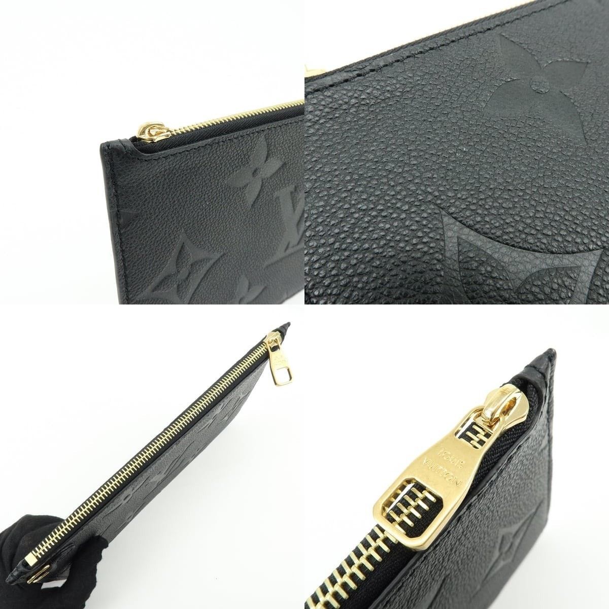Louis Vuitton Louis Vuitton Monogram Empreinte Pochette Black Size ONE SIZE - 5 Thumbnail
