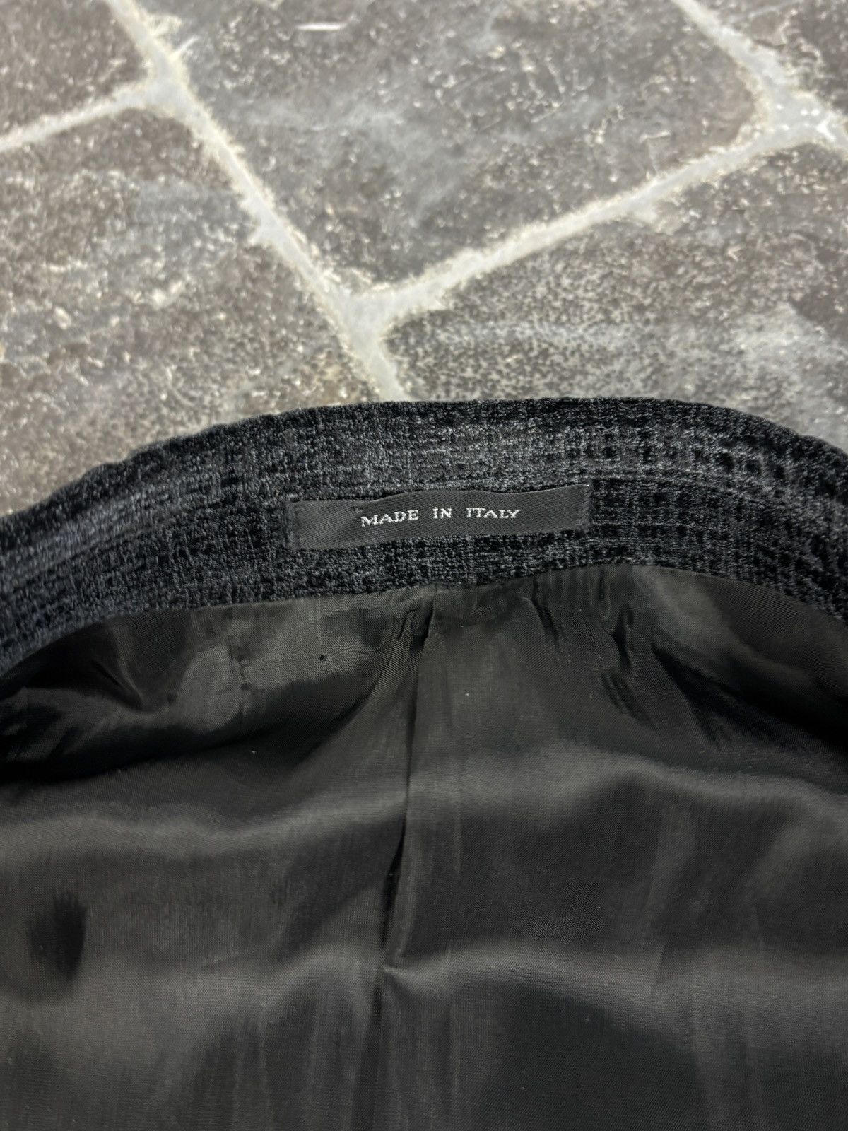 Emporio Armani F/W 2005 Emporio Armani Velvet Suit Jacket Vintage Velour 54 Size 54R - 10 Thumbnail