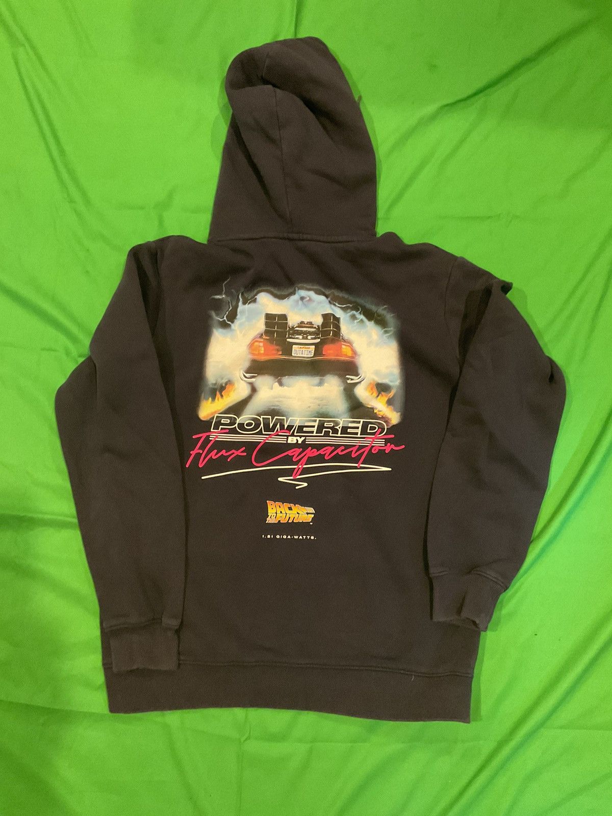 Vintage Back to the Future black hoodie Size US M / EU 48-50 / 2 - 1 Thumbnail