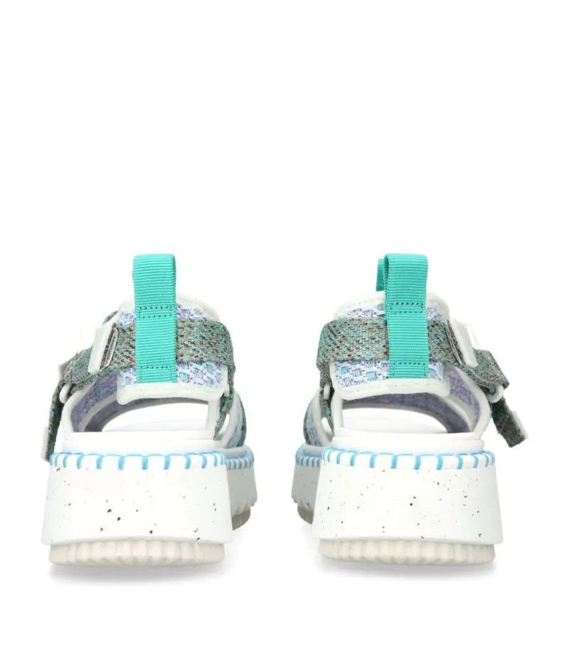 Chloe o1loc1c0624 CHC23 Lilli Sandals in Multicolor Size US 11 / IT 41 - 4 Thumbnail