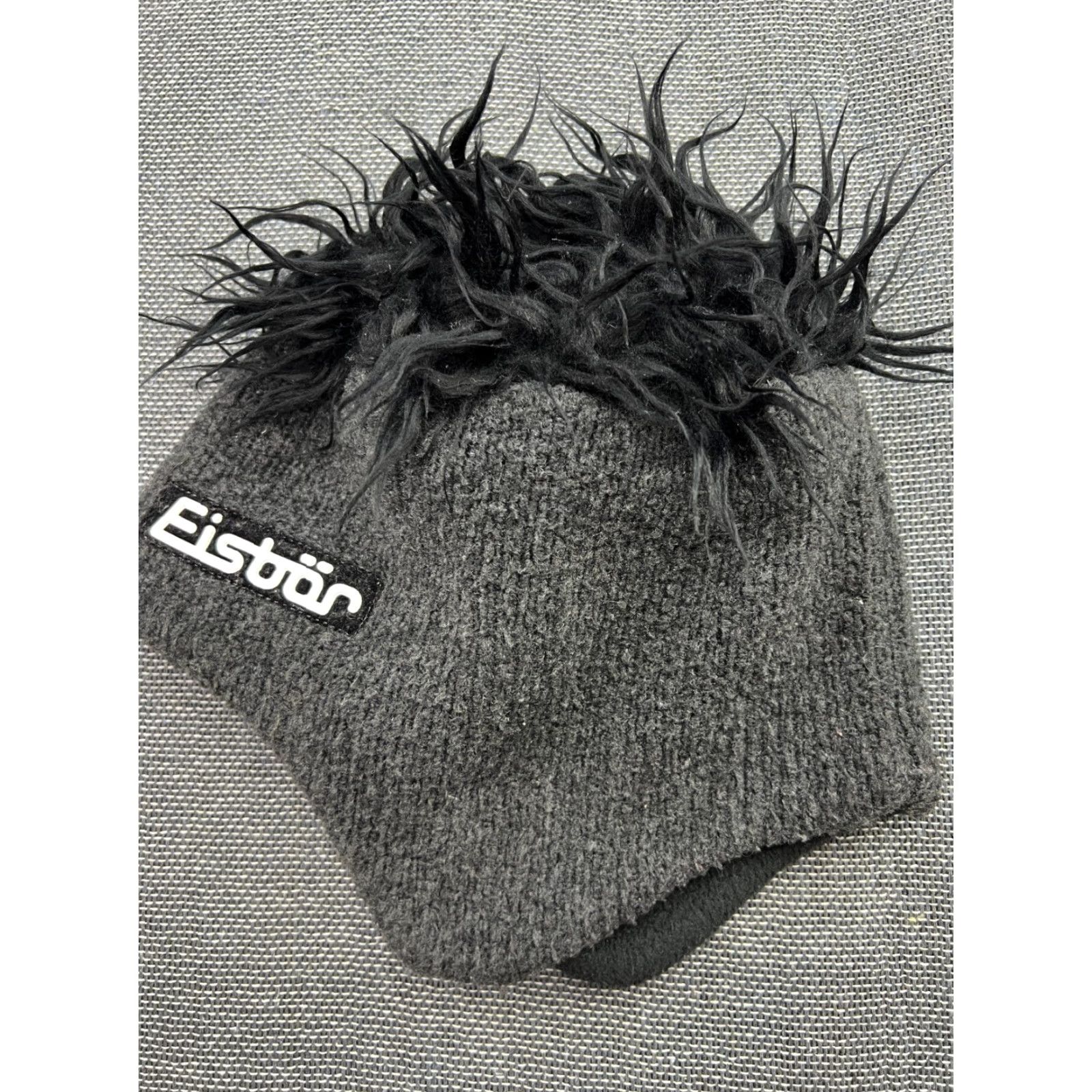 Vintage VINTAGE Eisbar Beanie Hat One Size Gray Fleece Faux Fur Lined Insulated Thermal Beanie Men Women Unisex Adults Style Beanie Size ONE SIZE - 2 Thumbnail