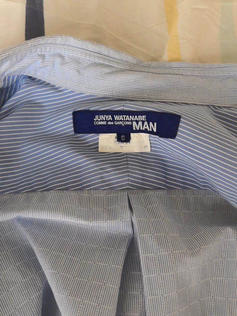 Junya Watanabe Junya Watanabe Blue Stripe Shirt - dmc Size US S / EU 44-46 / 1 - 1 Thumbnail