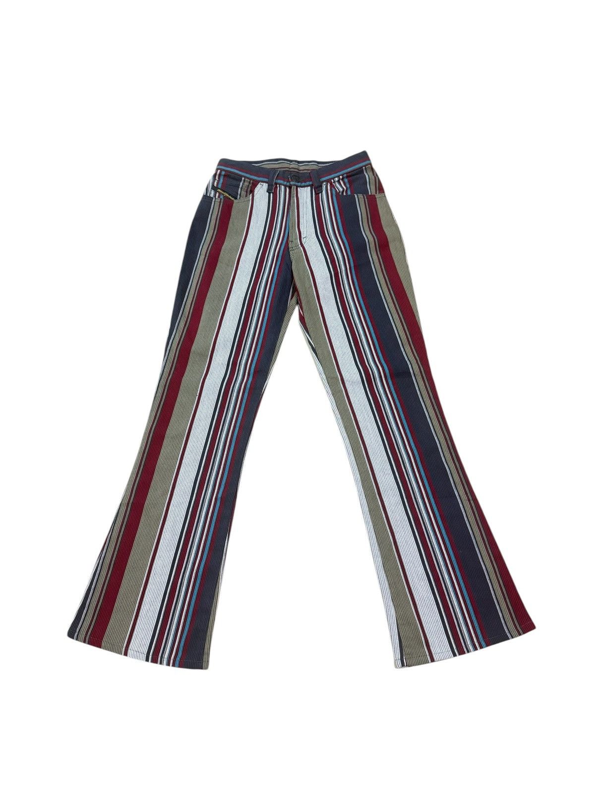 Diesel DIESEL STRIPE FLARE PANT Size 26" / US 2 / IT 38 - 1 Thumbnail