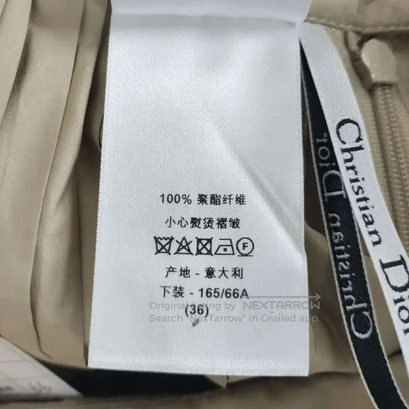 Dior Dior Khaki Pleated Women's Skirt . Size 23" - 5 Thumbnail