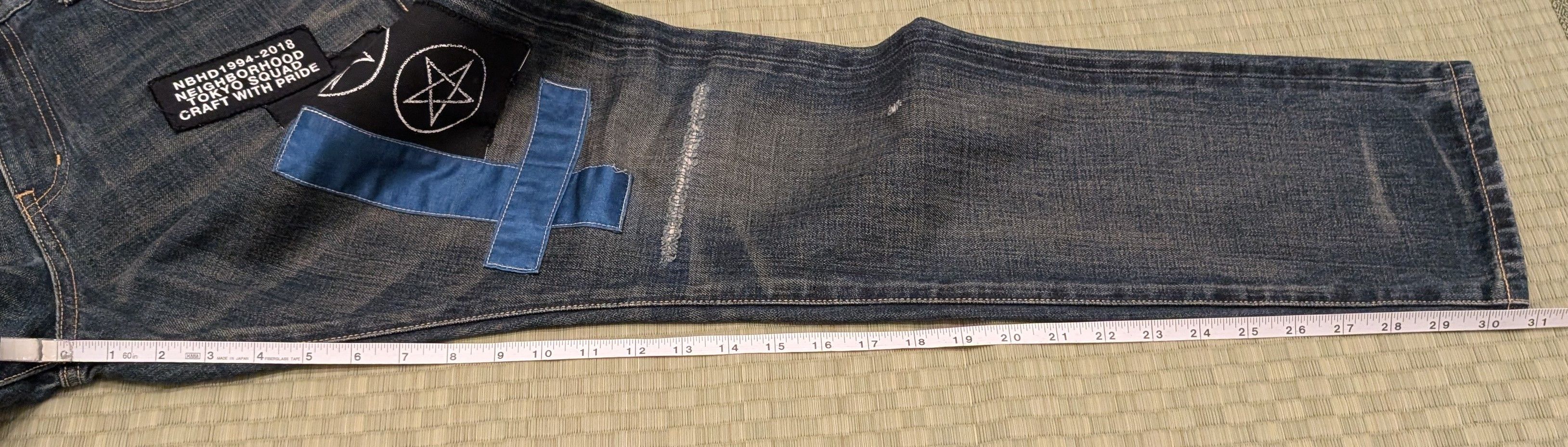 Neighborhood RARE Neighborhood Japan Metal Savage 14oz Selvedge Jeans Size US 34 / EU 50 - 11 Thumbnail