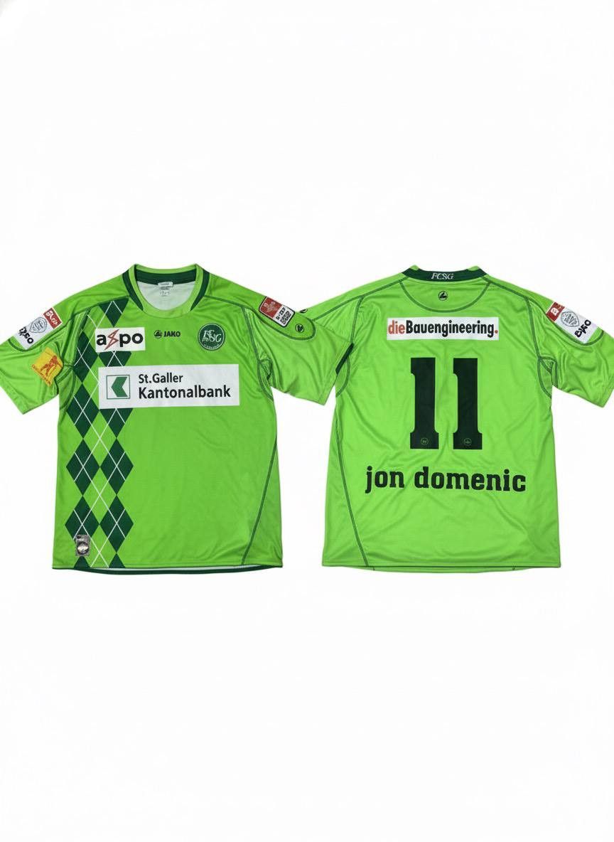 Vintage FC St. Gallen 1879,Goalkeeper, Argyle, 08/10, XL, Football Size US XL / EU 56 / 4 - 1 Thumbnail