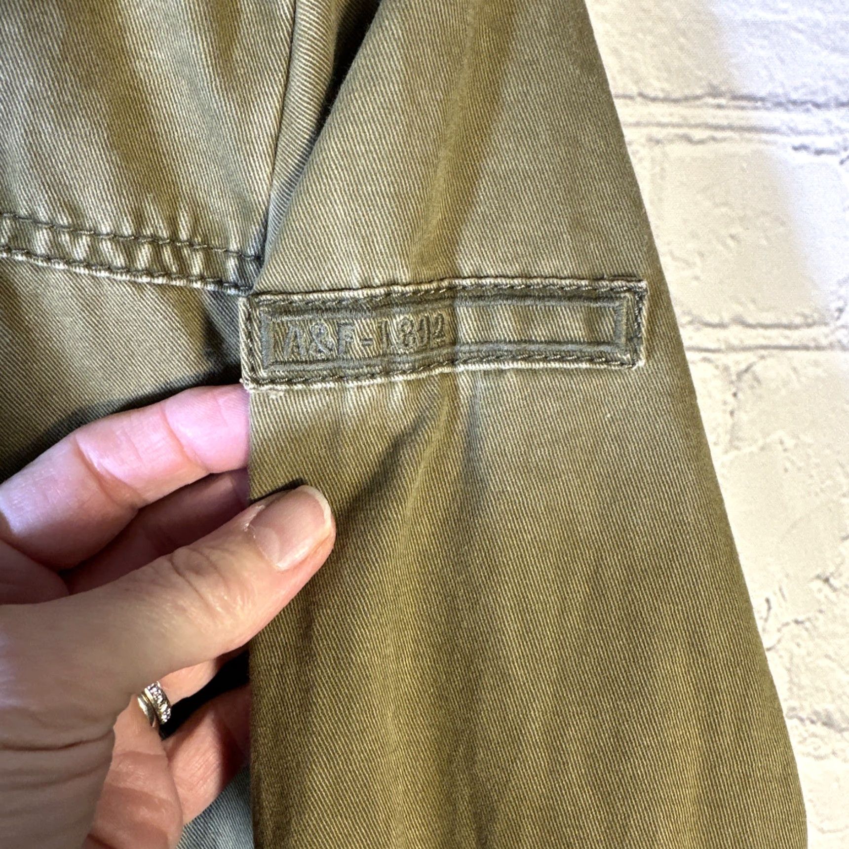 Abercrombie & Fitch Abercrombie & Fitch Utility Outerwear Jacket Hooded Medium Military Green Size M / US 6-8 / IT 42-44 - 5 Thumbnail