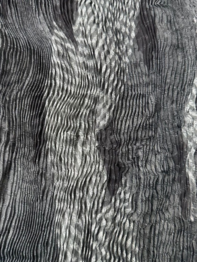 Issey Miyake issey miyake size:2 Ink-wash wicker pleated jacket Size XXS / US 00 / IT 34 - 2 Thumbnail