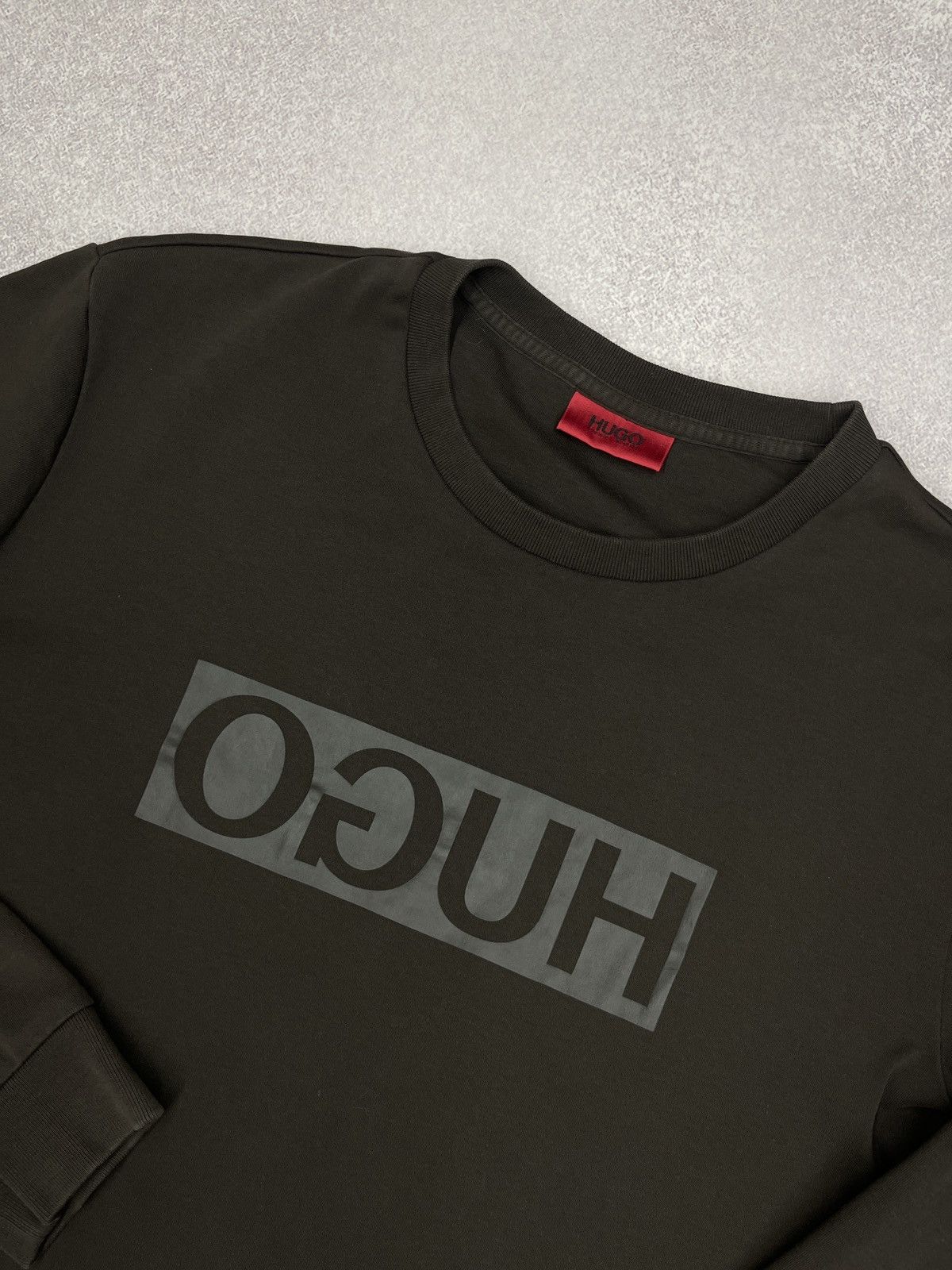 Hugo × Hugo Boss Mens Hugo Boss Ducati U3 Sweatshirt Khaki Size L Size US L / EU 52-54 / 3 - 4 Thumbnail