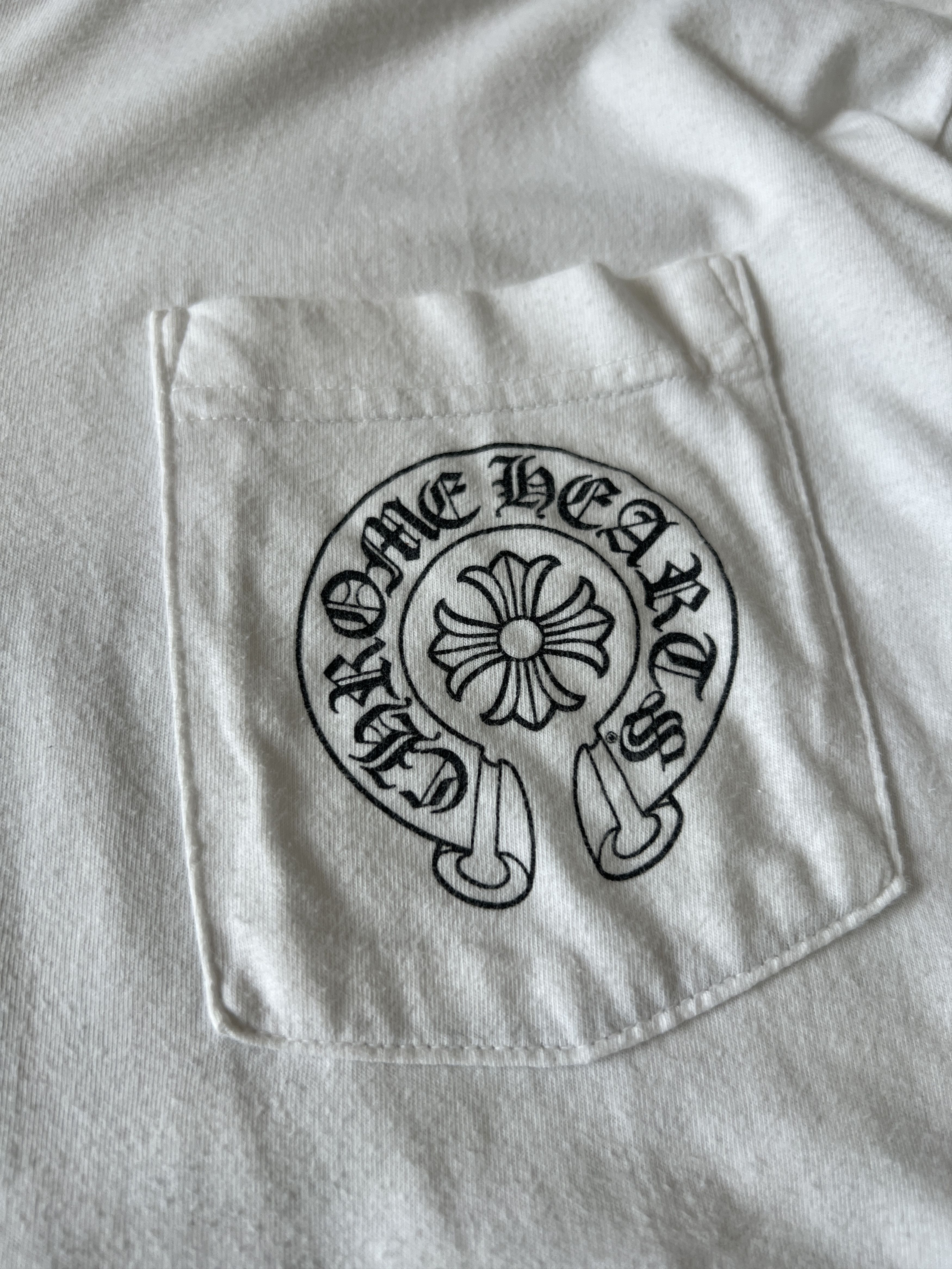 Chrome Hearts Chrome Hearts Horseshoe L/S Tee White Multi Sleeve USA Size US L / EU 52-54 / 3 - 5 Thumbnail