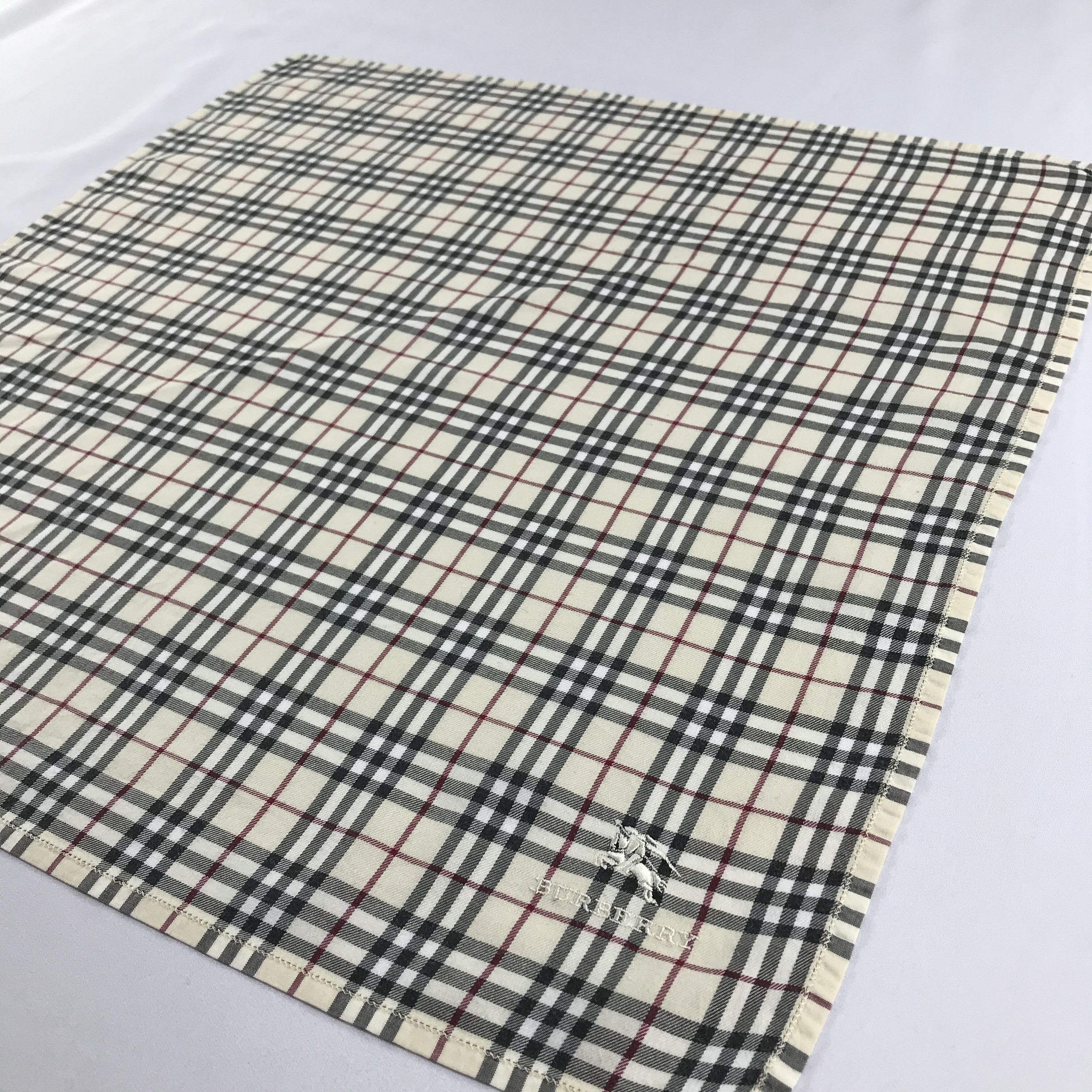 Burberry Burberry Nova Check Handkerchief Neckerchief Bandana H868 Size ONE SIZE - 4 Thumbnail