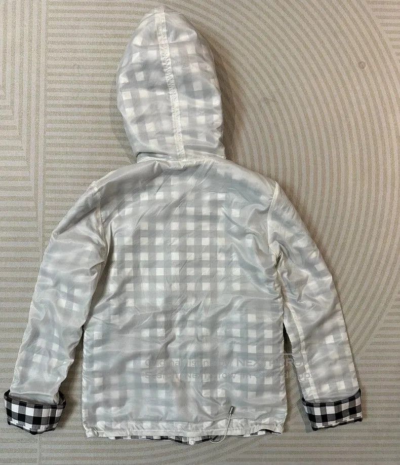 Chanel Chanel Black and White Checkered Lining Hooded Jacket . Size US S / EU 44-46 / 1 - 2 Thumbnail