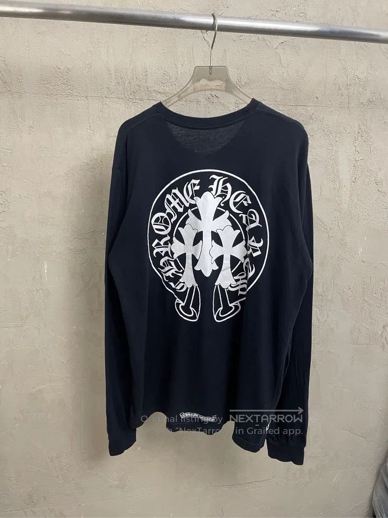 Chrome Hearts CHROME HEARTS Size L Black horseshoe cross long sleeves Size US L / EU 52-54 / 3 - 1 Thumbnail