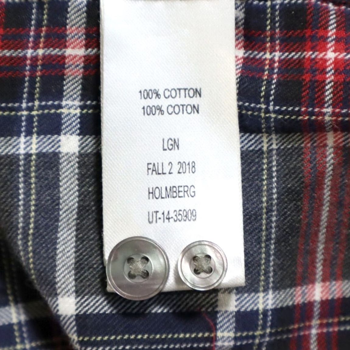 UNTUCKit Untuckit Holmberg Flannel Cotton Plaid Long Sleeve Button Up Shirt Green Men's 2XL Size US XXL / EU 58 / 5 - 6 Thumbnail