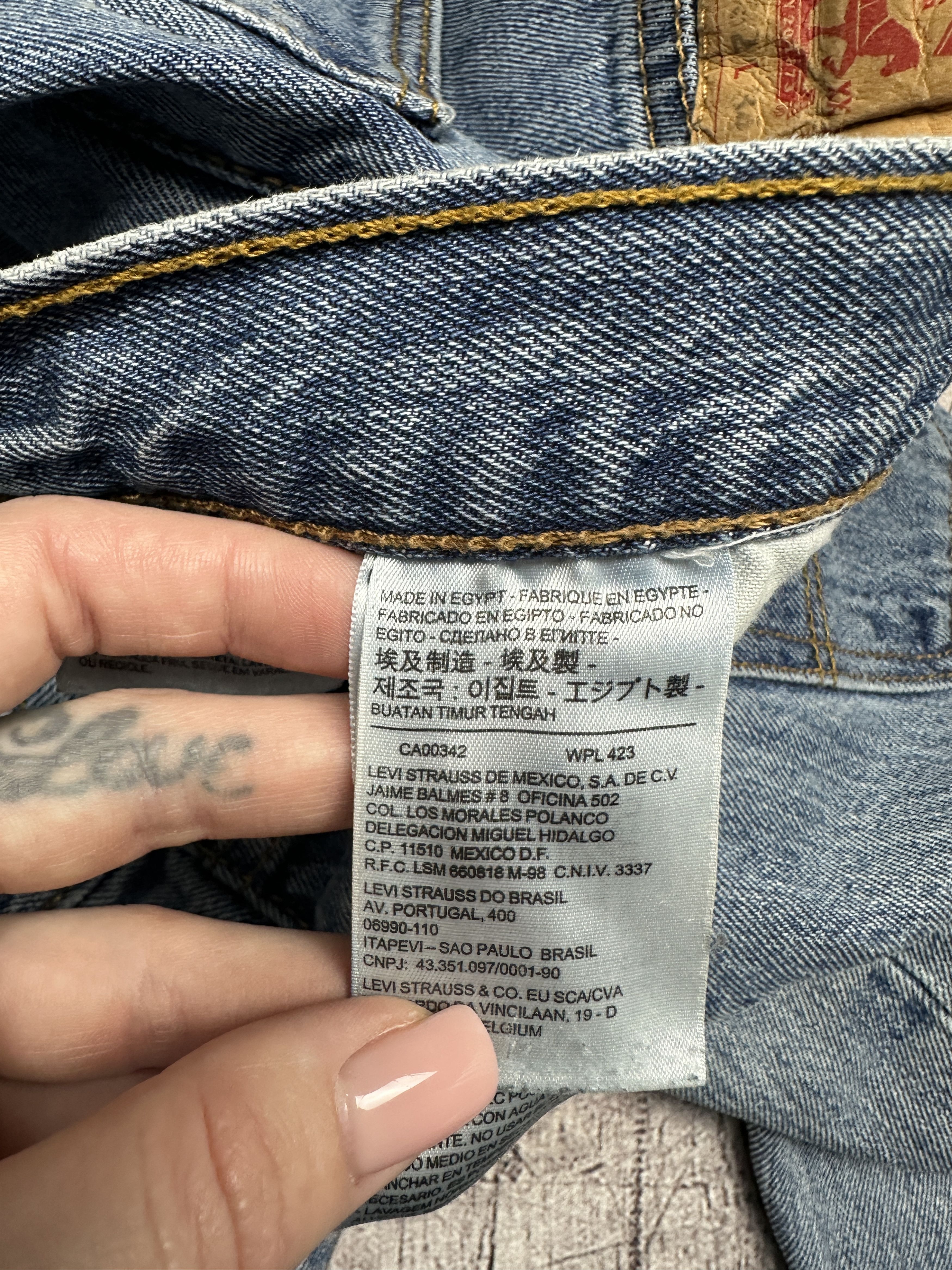 Levi's Levi's 501 Mens Denim Pants Jeans Size 32 x 34 Size US 32 / EU 48 - 9 Thumbnail