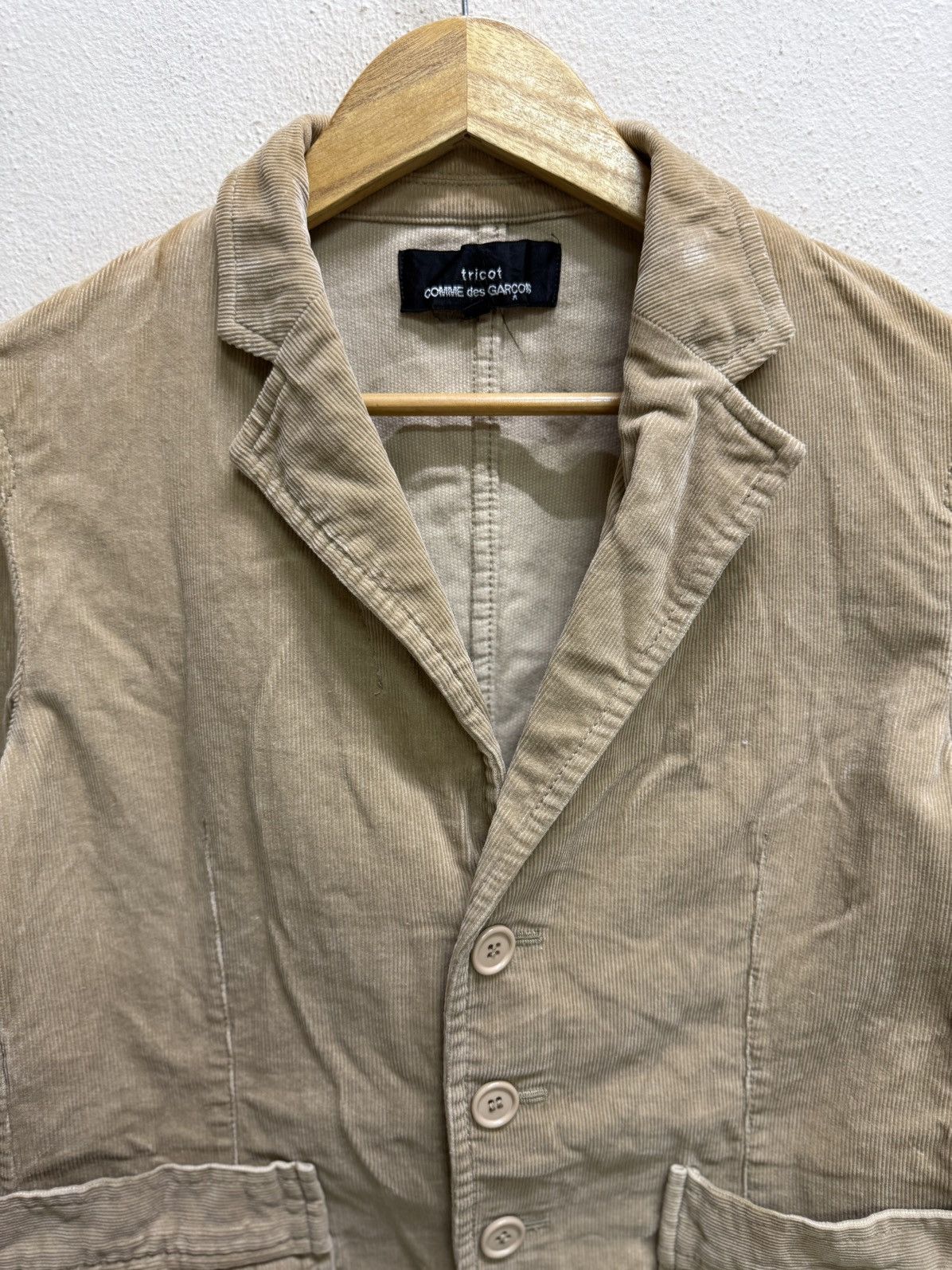 Tricot Comme des Garcons AD2005 tricot COMMES DES GARCONS CODUROY COAT JACKET Size S / US 4 / IT 40 - 21 Thumbnail