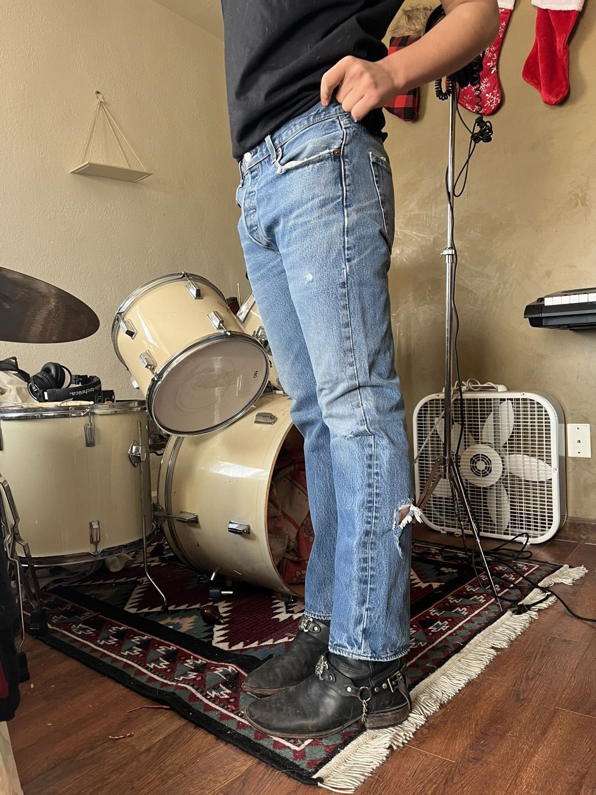 Levi's × Levi's Vintage Clothing × Vintage Vintage Button Fly Levis Jeans 34/32 Size US 34 / EU 50 - 2 Thumbnail