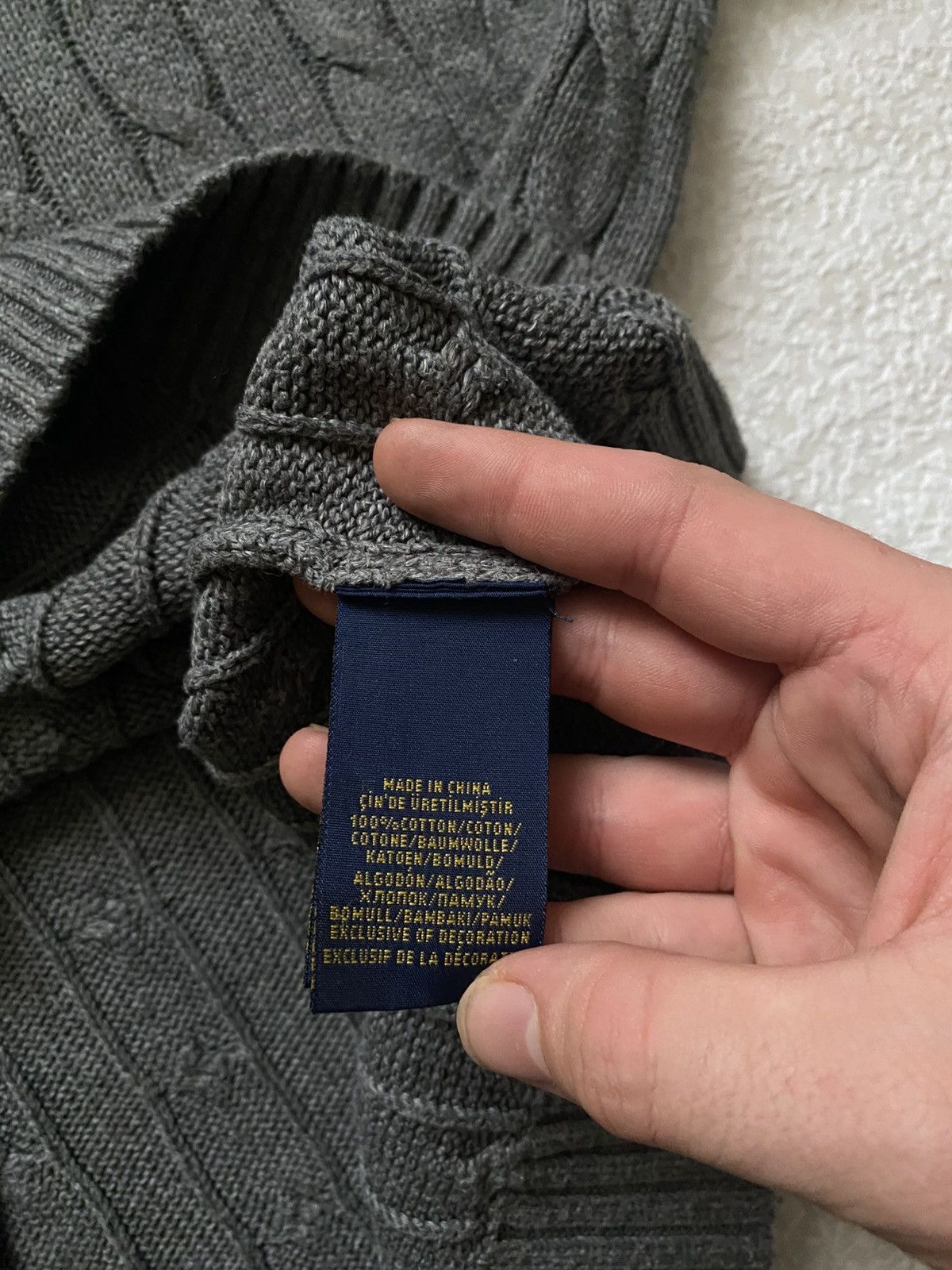 Polo Ralph Lauren Polo Ralph Lauren luxury streetwear gray sweater Size US XL / EU 56 / 4 - 4 Thumbnail