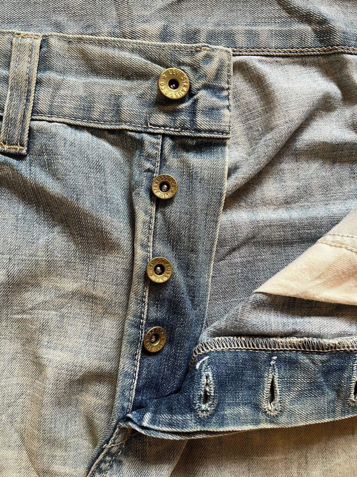 Levi's Vintage Levis 572 Mud Wash Carpenter Baggy Jeans Size US 31 - 4 Thumbnail