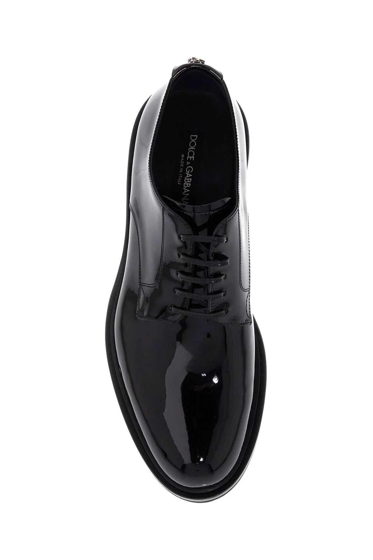 Dolce & Gabbana o1s22i1n0225 Patent Leather Derby Shoes in Black Size US 7 / EU 40 - 2 Thumbnail