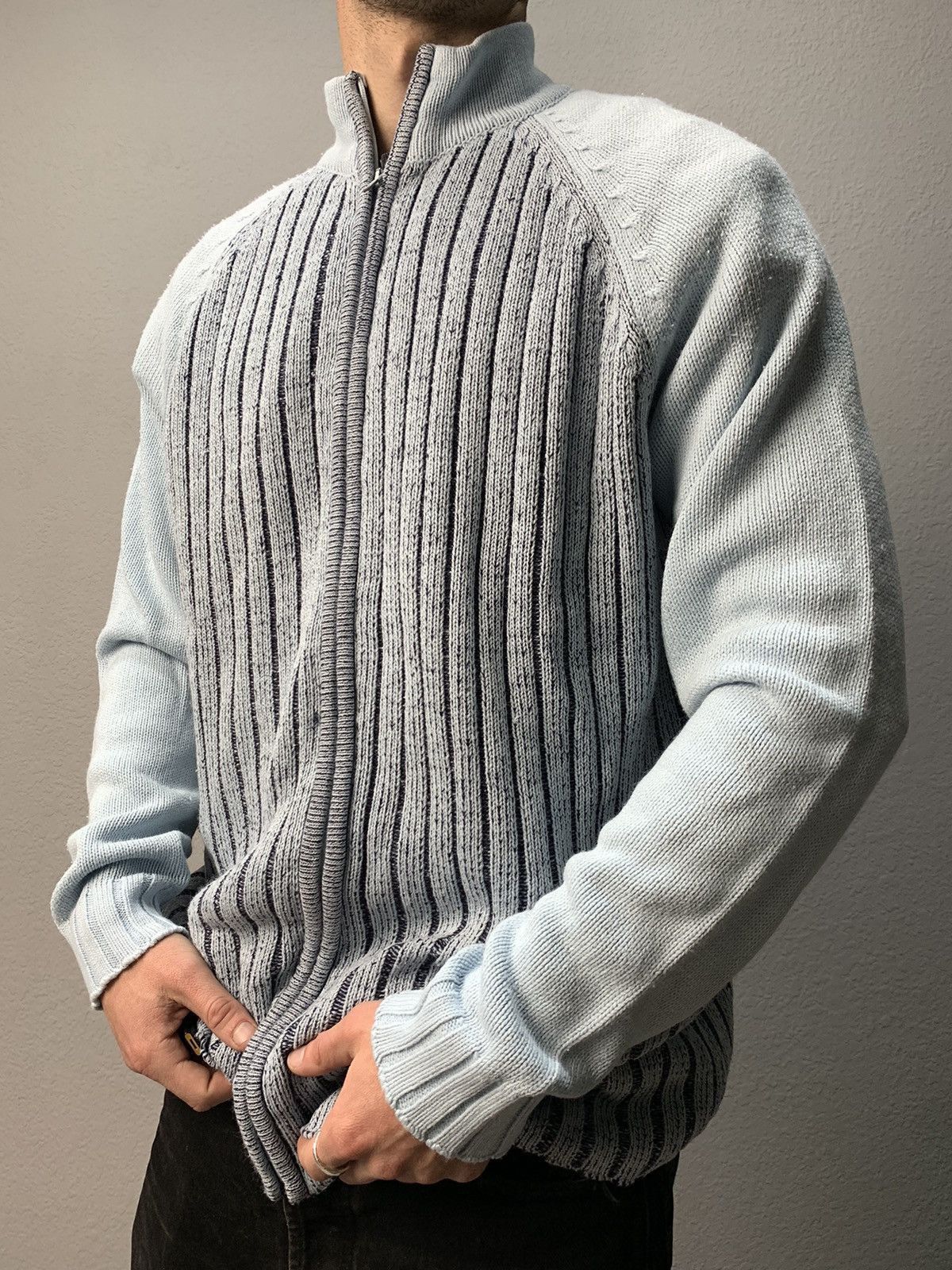 Diesel × Japanese Brand Vintage Y2K Diesel Distressed Faded Effect sweater skulls Size US L / EU 52-54 / 3 - 2 Thumbnail