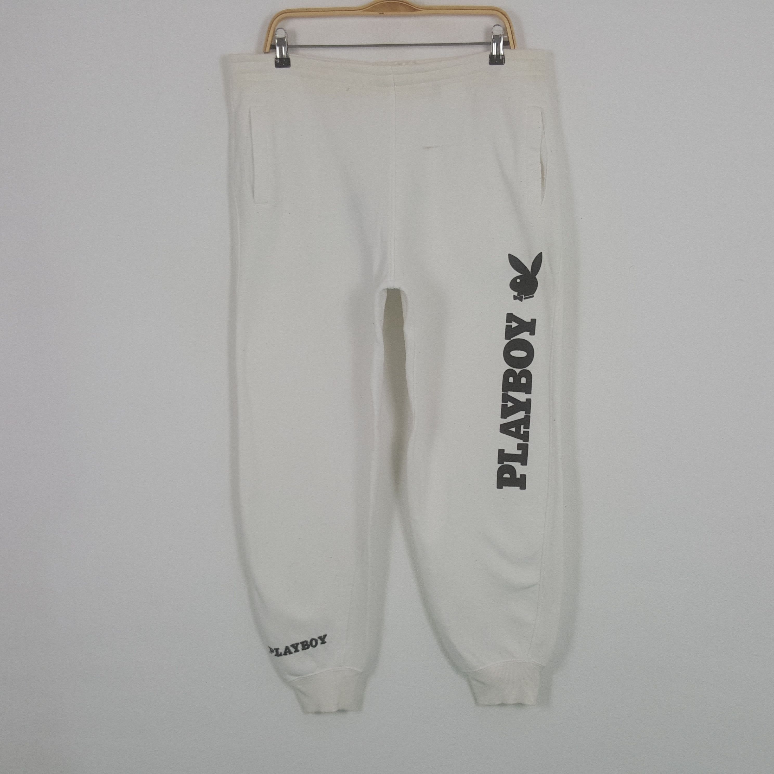 Playboy × Vintage Vintage Playboys Embroidery Logo Joggers Pants Size US 34 / EU 50 - 1 Thumbnail