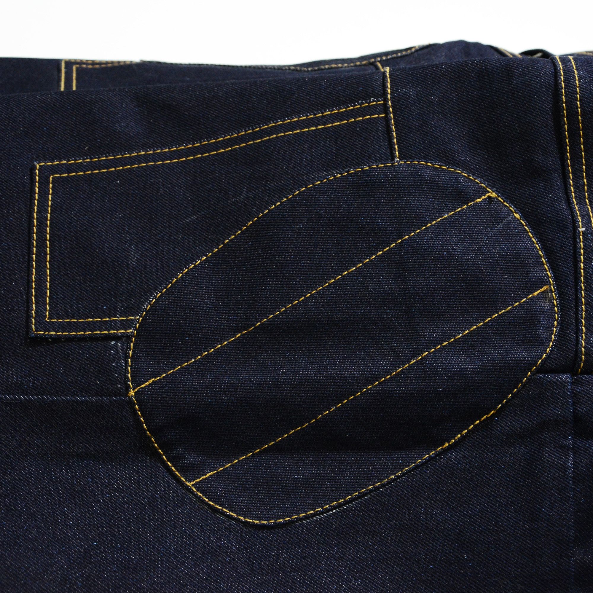 Phat Farm PF Jeans 34 x 33 Heavy Duty Raw Denim 90s Hiphop Streetwear Size US 34 / EU 50 - 8 Thumbnail