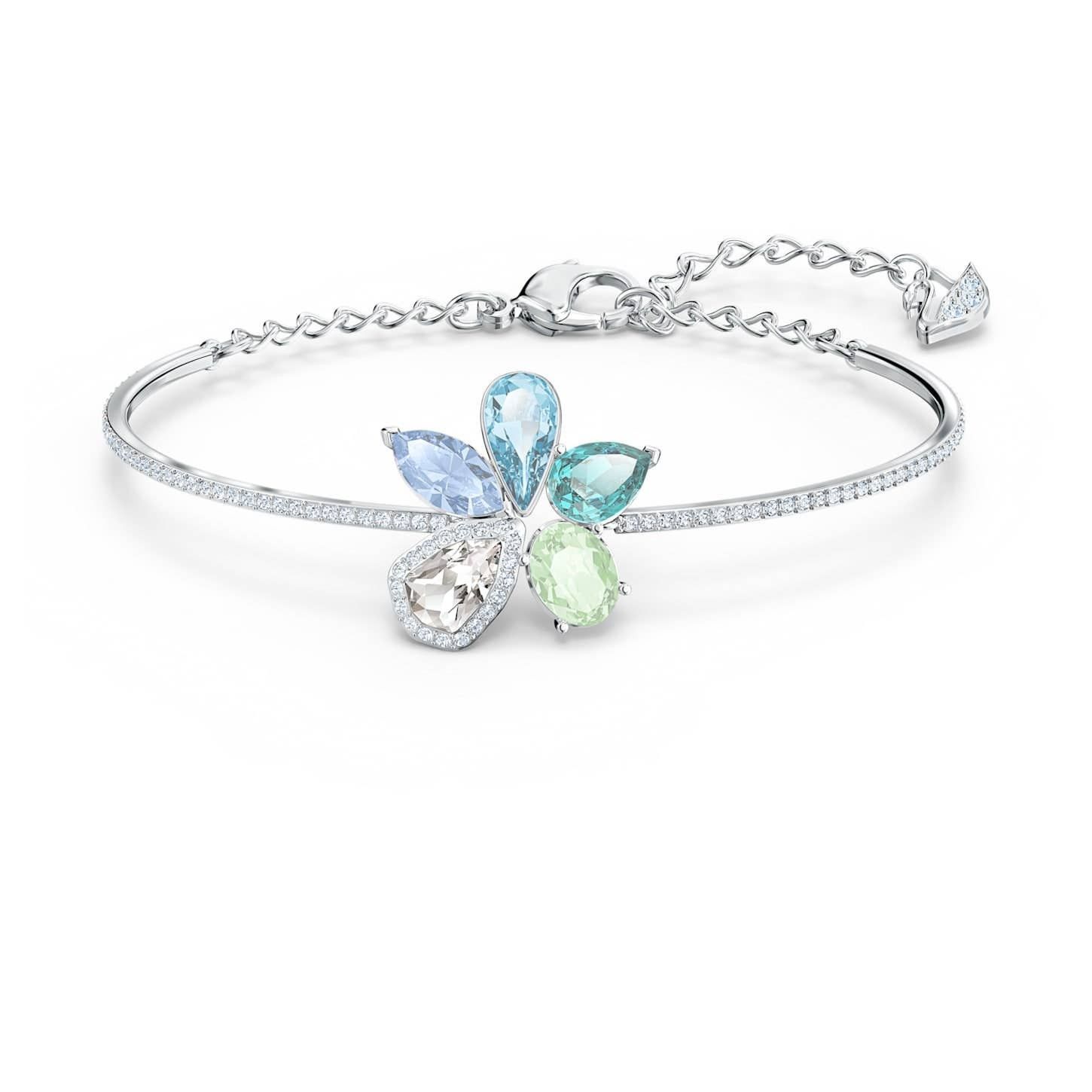 Swarovski Swarovski Sunny Floral design Bangle Bracelet Size ONE SIZE - 3 Thumbnail