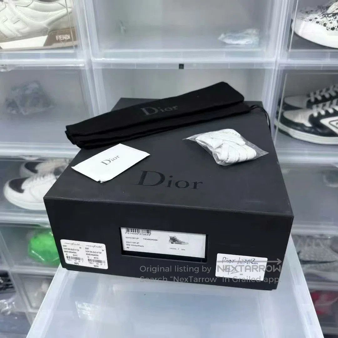 Dior dior b23 white black full print sneakers. Size US 9 / EU 42 - 9 Thumbnail