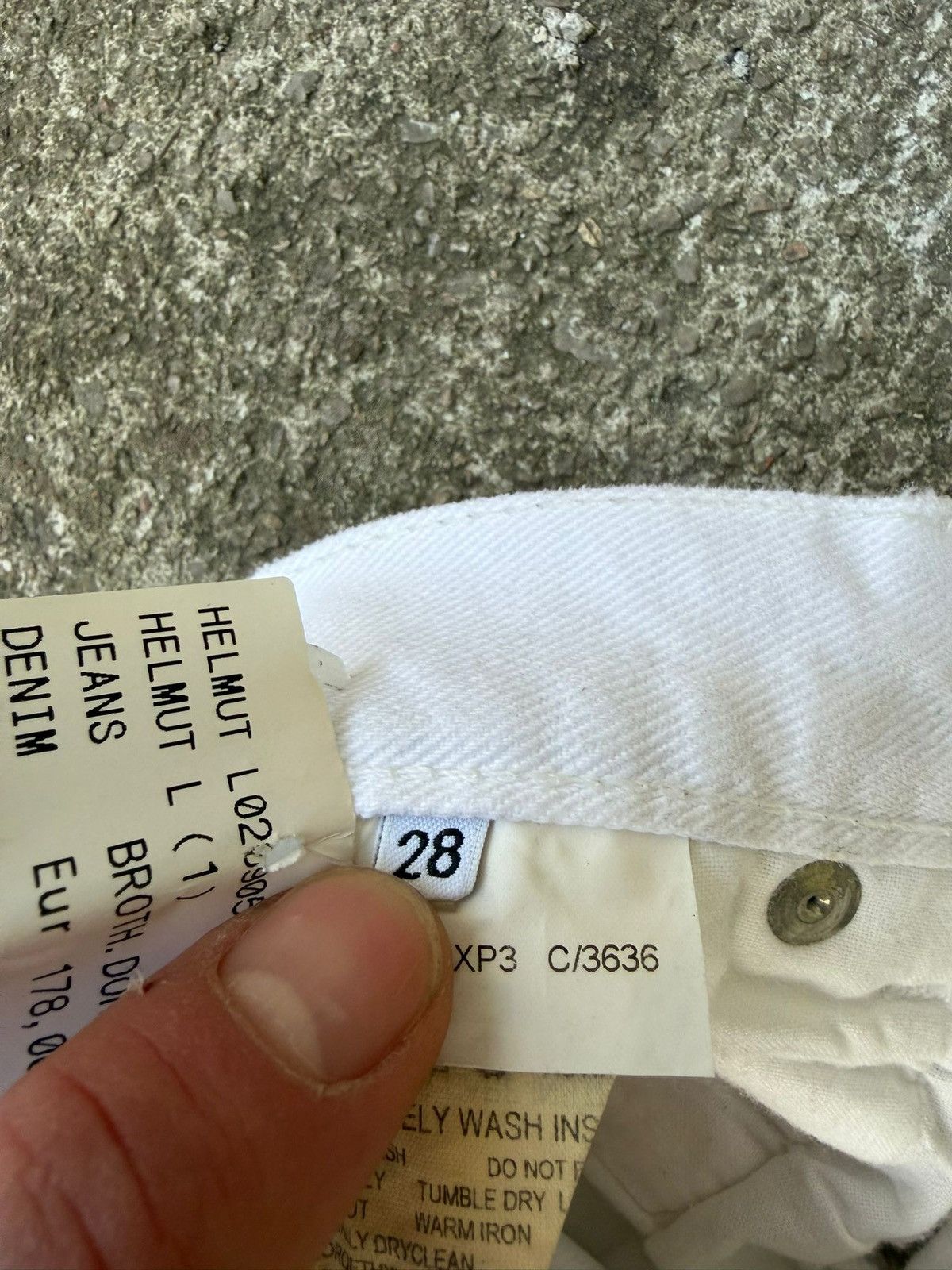 Helmut Lang helmut lang 2003 archive white jeans Size 28" / US 6 / IT 42 - 6 Thumbnail