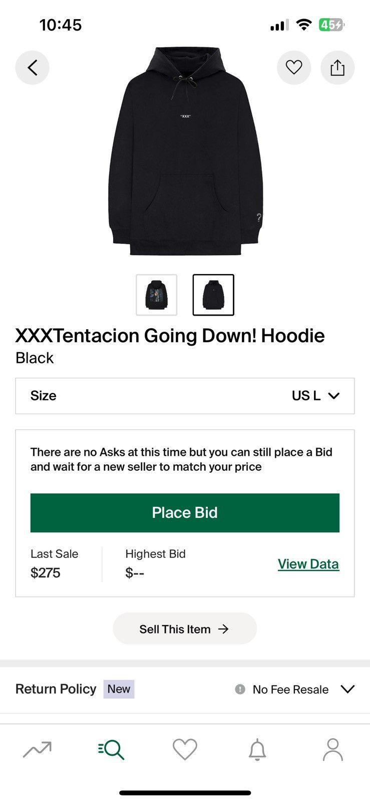 Other Xxxtentacion Size US L / EU 52-54 / 3 - 2 Thumbnail