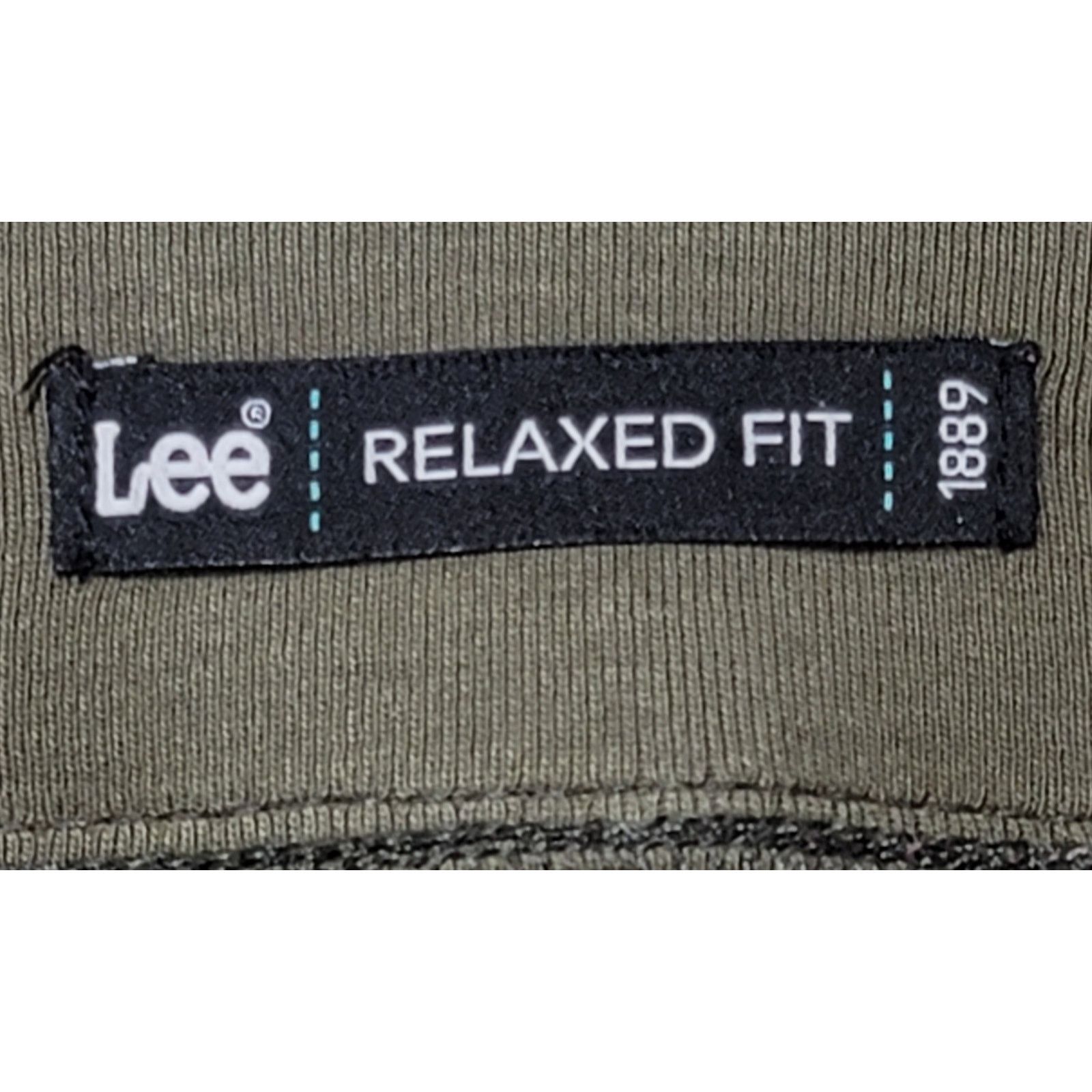Lee Lee Green Relaxed Fit Cropped Cargo Pants Medium Lightweight Size 36" / US 14 / IT 50 - 6 Thumbnail