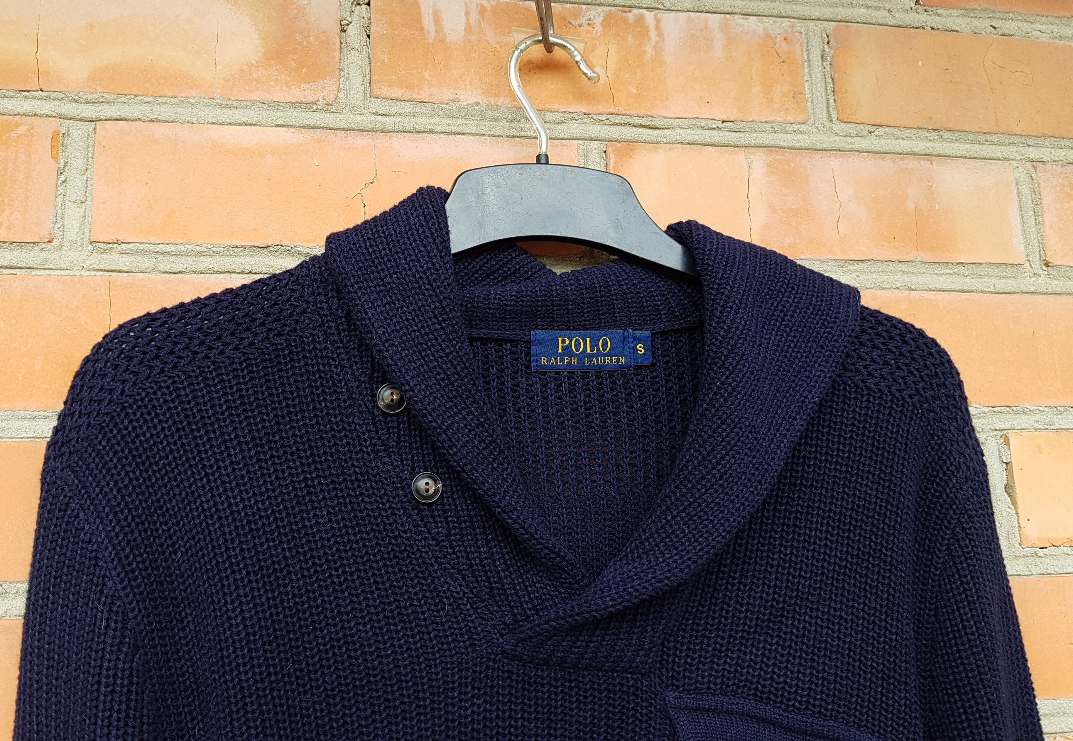 Polo Ralph Lauren Polo Ralph Lauren Cotton Knit Shawl Collar Pullover Size US S / EU 44-46 / 1 - 3 Thumbnail