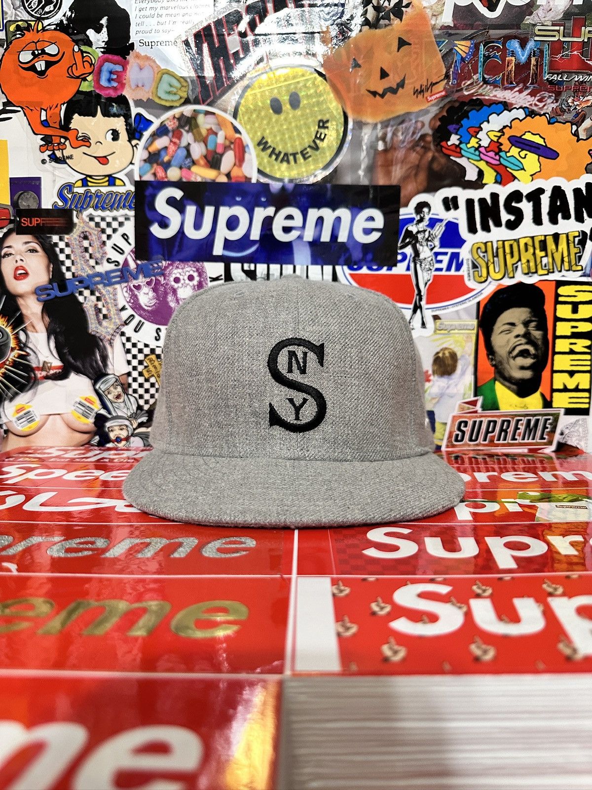 Supreme New Era Fitted Hat | Grailed