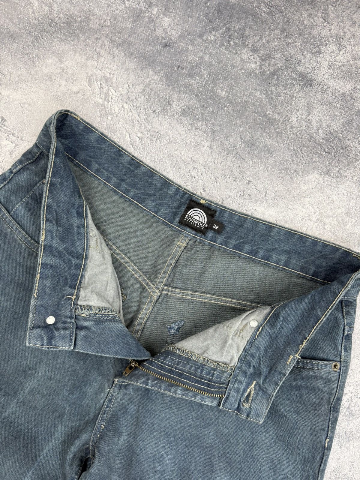 Southpole Vintage Y2K SouthPole Baggy Jeans Denim Pants Faded Skater Size US 32 / EU 48 - 22 Thumbnail
