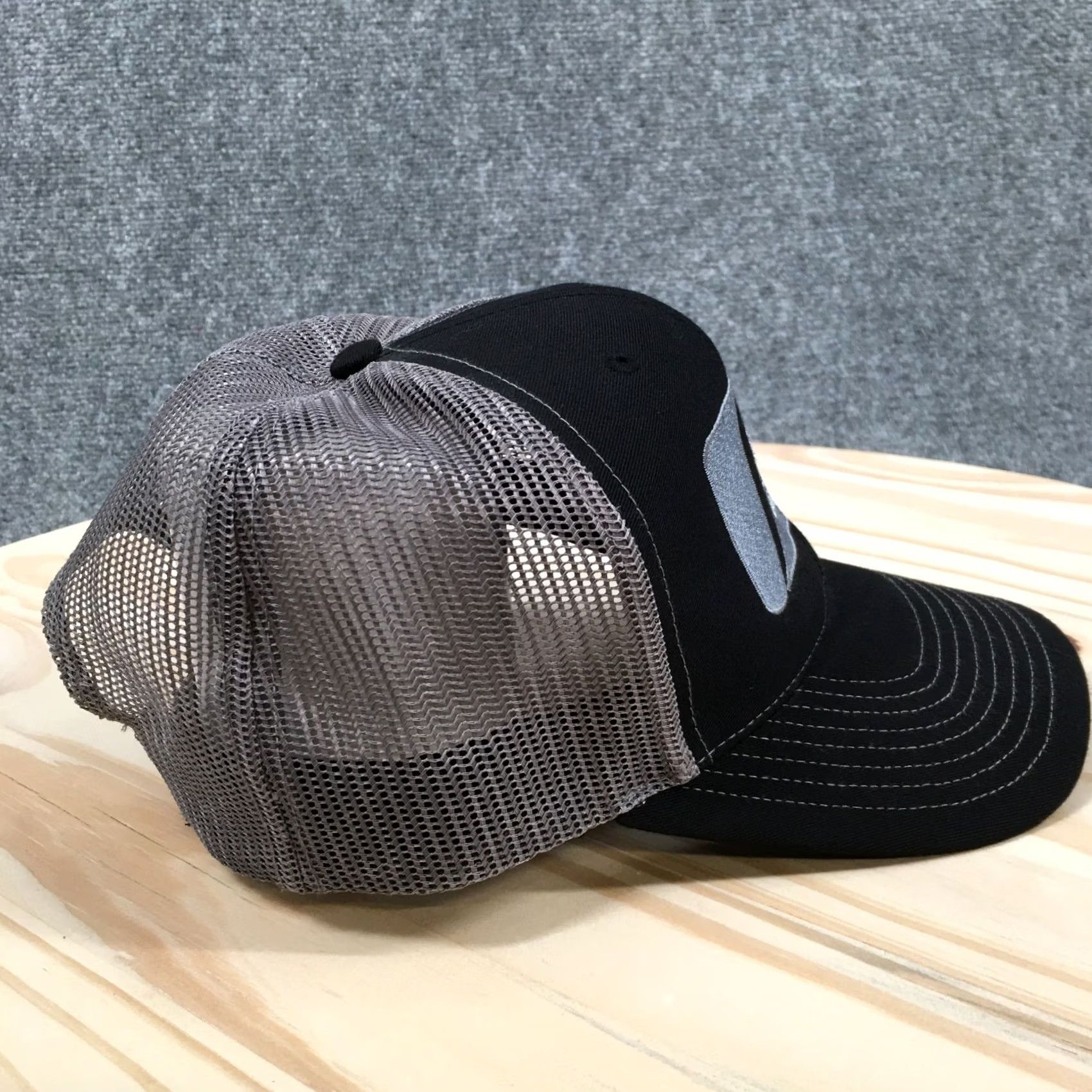 Vintage Spirit Mountain Richardson Trucker Hat Unisex Black OS Adjustable Embroidered Size ONE SIZE - 6 Thumbnail