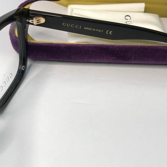 Gucci 💯 - New Authentic Gucci GG1177O Eyeglasses 004 - Black - T Size ONE SIZE - 11 Thumbnail