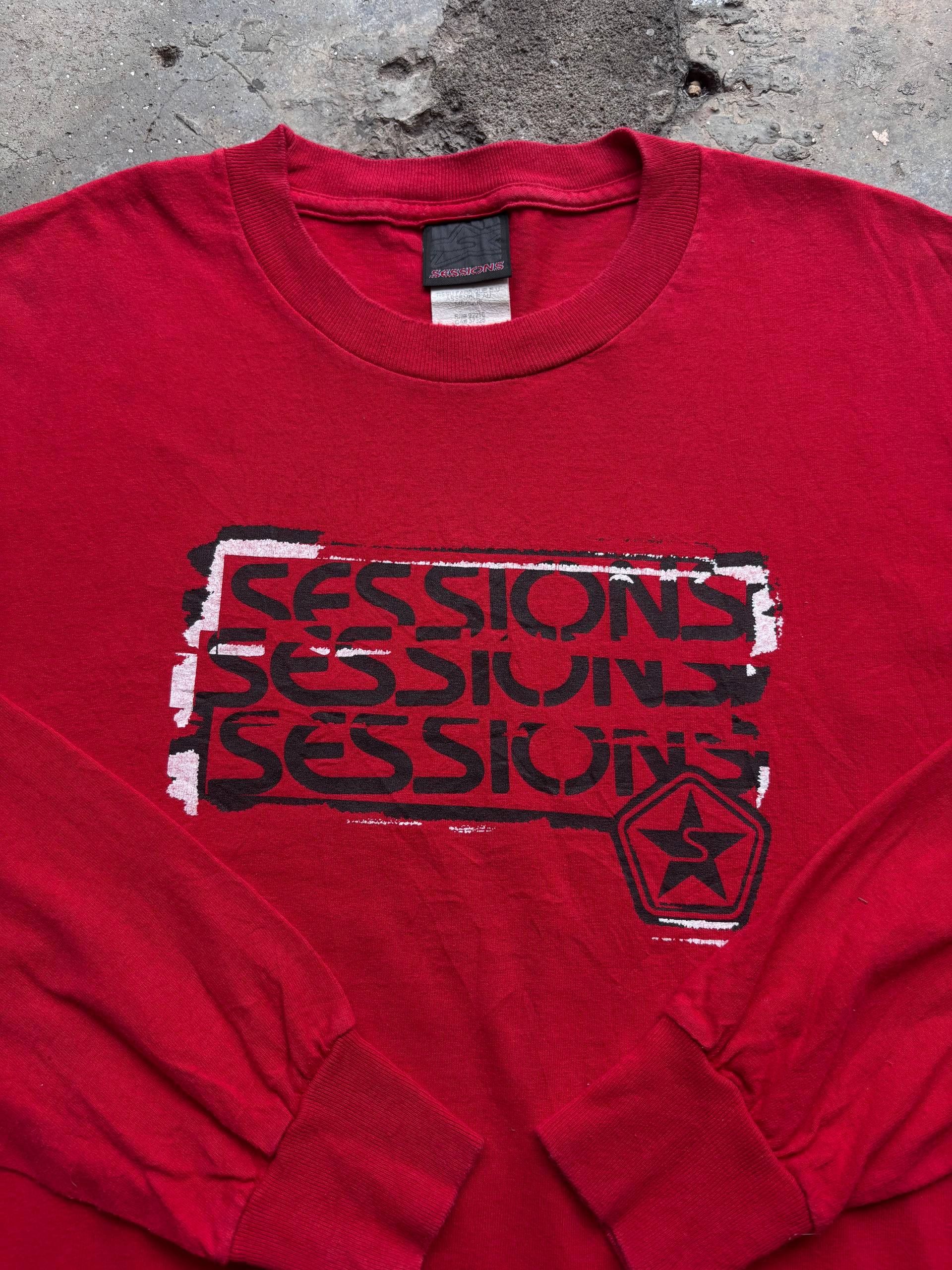 Sessions Vintage 90s Sessions Long Sleeve Tee Size US L / EU 52-54 / 3 - 2 Thumbnail