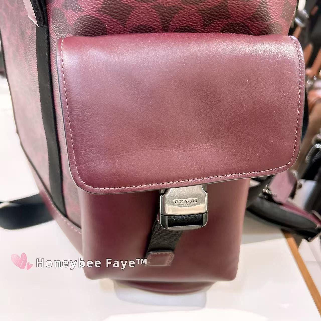 Coach MEN'S Clark Backpack In Signature Canvas CCF90 Size ONE SIZE - 8 Thumbnail