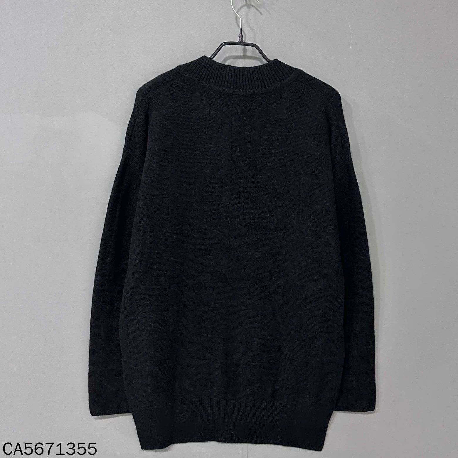Hermes HERMES new black pattern wool sweater size 34 Size XS / US 0-2 / IT 36-38 - 3 Thumbnail
