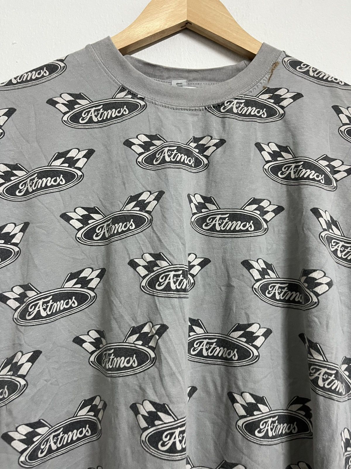 💥Atmos Checkered Flag Fullprinted Tee