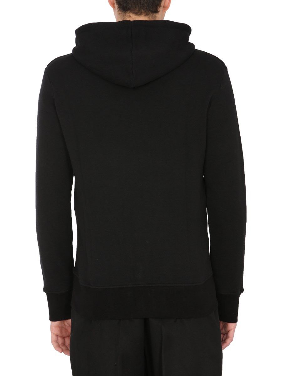 Alexander McQueen o1y1024 Hooded Sweatshirt In Black Size US M / EU 48-50 / 2 - 3 Thumbnail