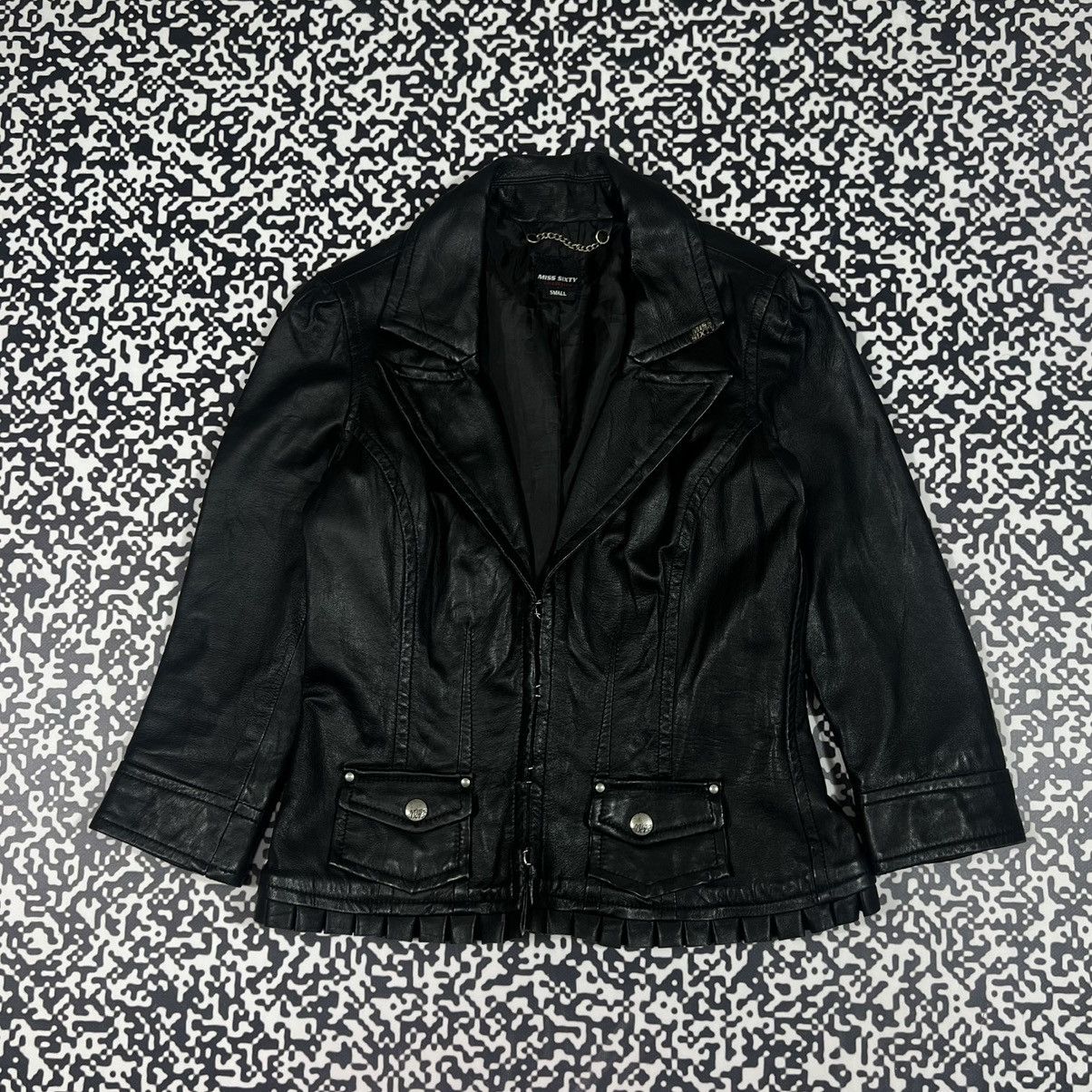 Miss Sixty Vintage Y2K MISS SIXTY Leather Jacket Japanese Retro Style Size S / US 4 / IT 40 - 3 Thumbnail