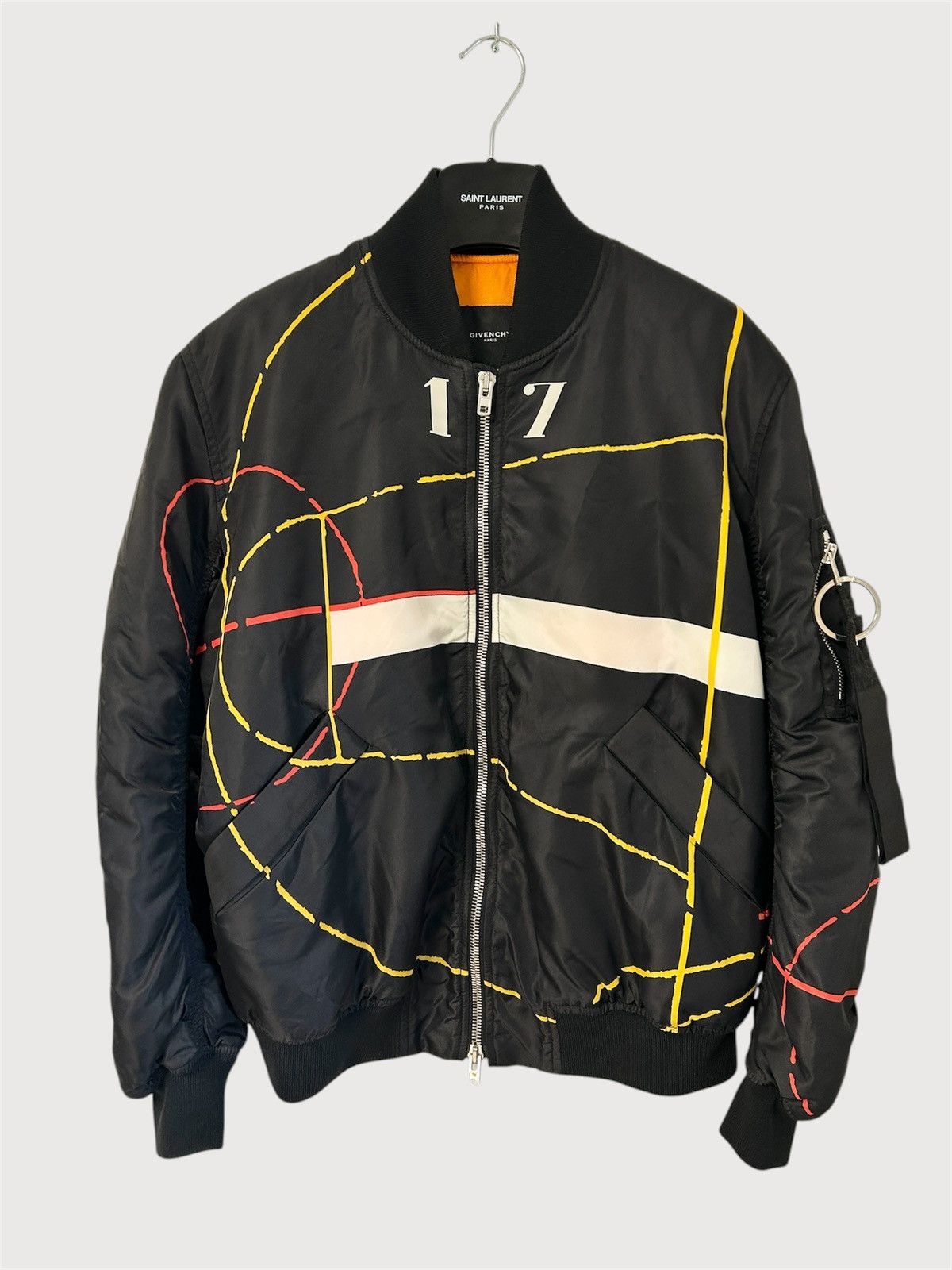 Givenchy FW2014 Basketball Court Print Bomber Jacket Size US S / EU 44-46 / 1 - 1 Thumbnail