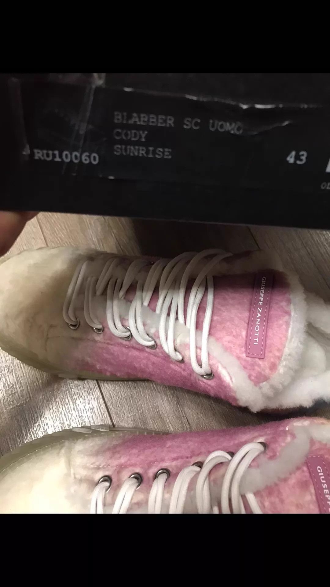 Giuseppe Zanotti Giuseppe Zanotti NWT shearling candy gradient shoes 43 Size US 10 / EU 43 - 8 Thumbnail