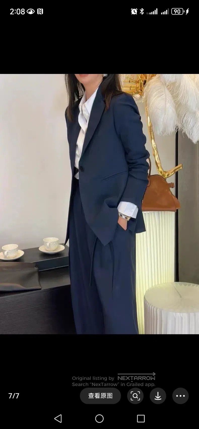 The Row The Row Gray suit jacket Size S / US 4 / IT 40 - 3 Thumbnail