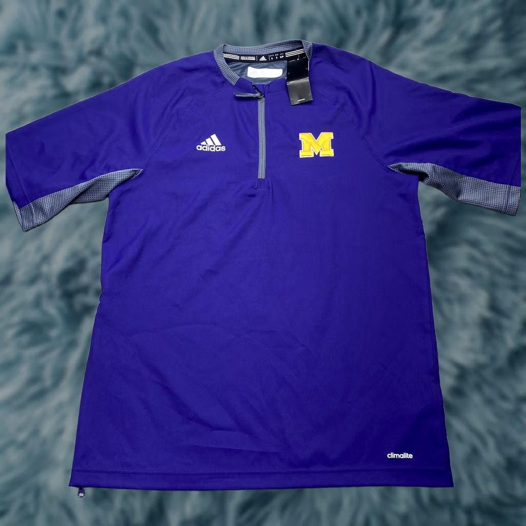Adidas VINTAGE Adidas Shirt Mens Small Purple Windbreaker? Size US S / EU 44-46 / 1 - 1 Thumbnail