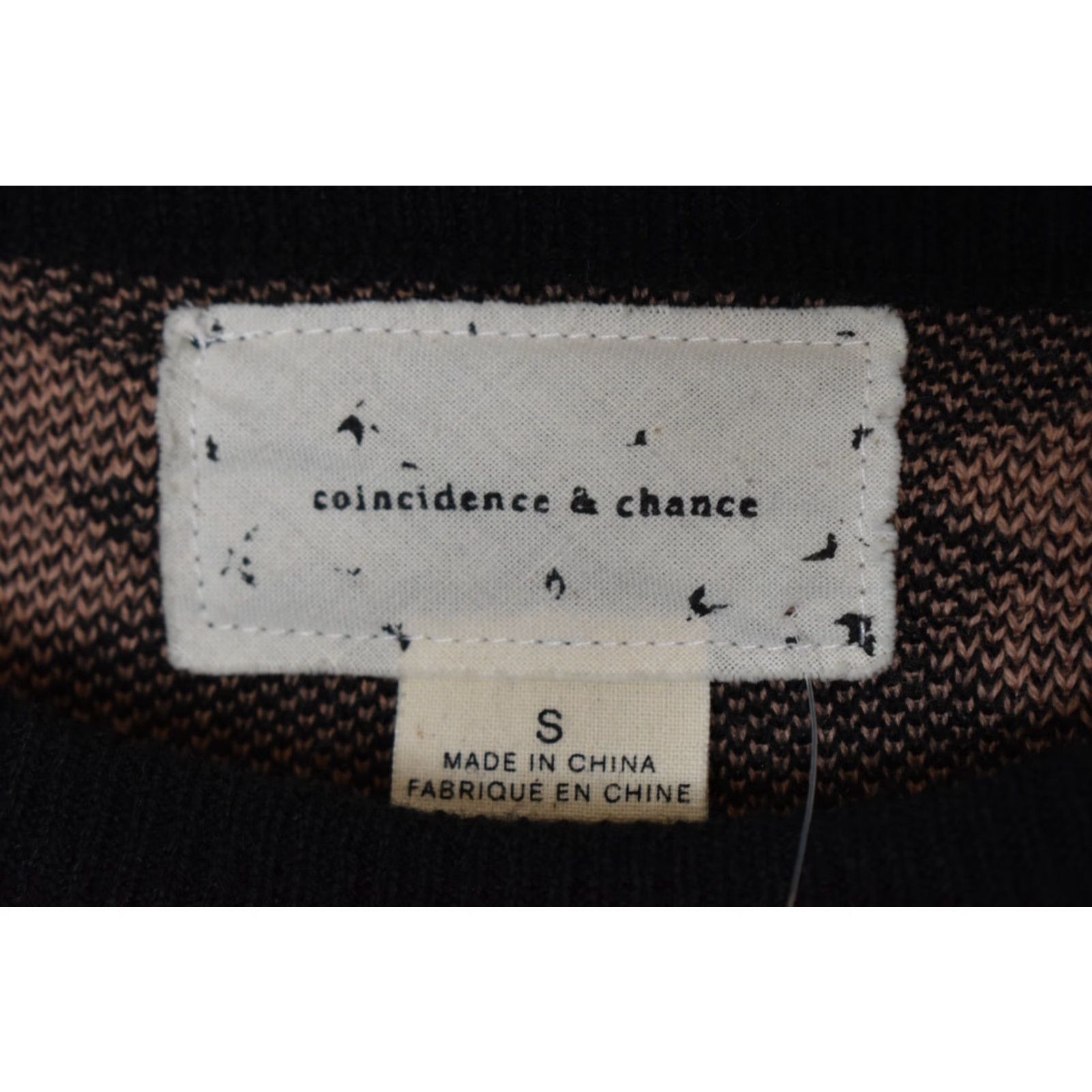 Vintage VINTAGE Coincidence & Chance Floral Knit Sweater Long Sleeve Small Black Acrylic Womens Pullover Round Neck Casual Size S / US 4 / IT 40 - 5 Thumbnail