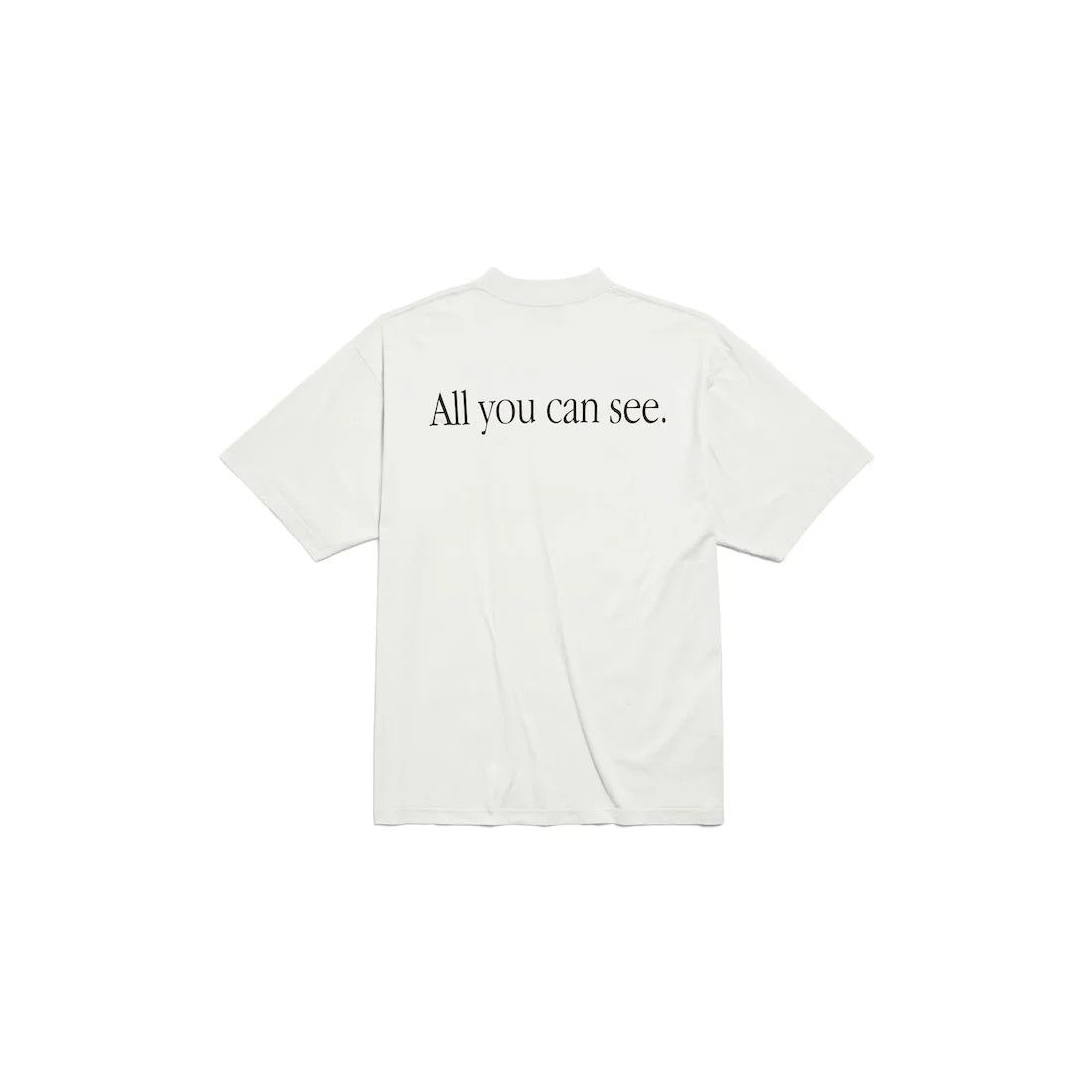 Balenciaga o1tr1nto0526 360 Sunglasses T-Shirt Medium Fit Dirty White Size US XL / EU 56 / 4 - 6 Thumbnail
